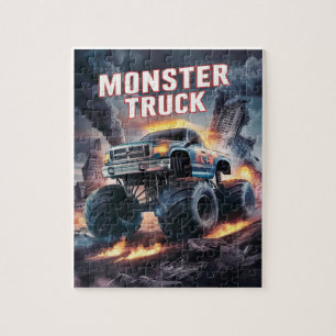 Monster-Truck-Puzzle für Kinder Puzzle