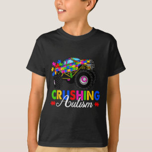 Monster-Truck-Puzzleteile zerdrücken Autismus T-Shirt