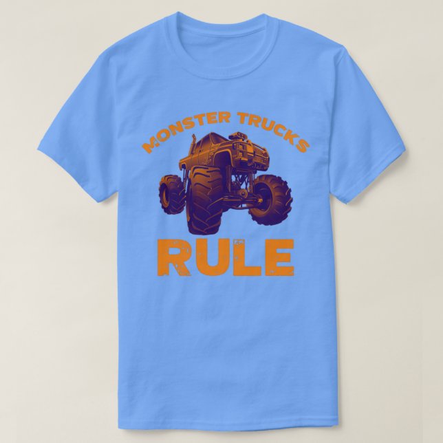 Monster Truck Regel 4 T-Shirt (Design vorne)