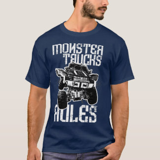 Monster Truck Regeln Geschenk für Monster LKW Lieb T-Shirt