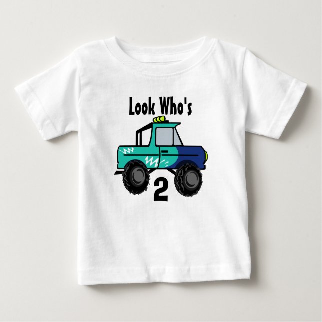 Monster Truck/ Schau, wer ist, 2 Baby T-shirt (Vorderseite)