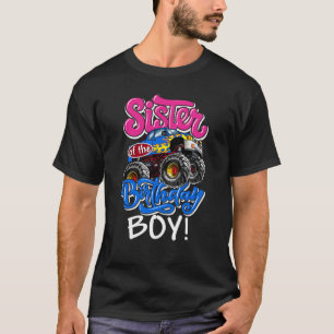 Monster Truck Schwester des Geburtstags T-Shirt
