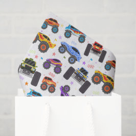 Monster-Truck-Seidenpapier, Big-Wheel-Geburtstag Seidenpapier