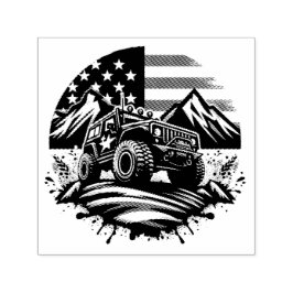 MONSTER TRUCK SELBSTINKENDE BRIEFMARKE PERMASTEMPEL