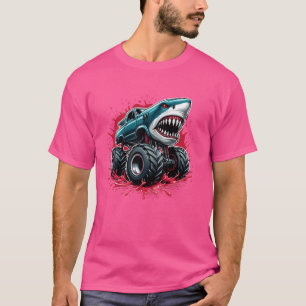 Monster Truck Shark sind mein Jam Hai Monster Truc T-Shirt