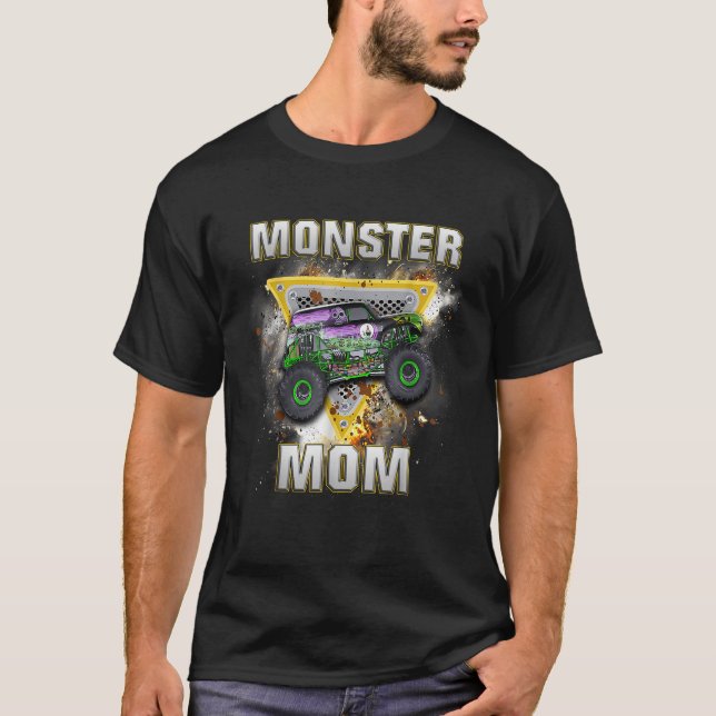 Monster Truck sind meine Mama für den Jam Monster T-Shirt (Vorderseite)