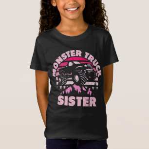 Monster Truck Sister Match Family Monster Truck T-Shirt