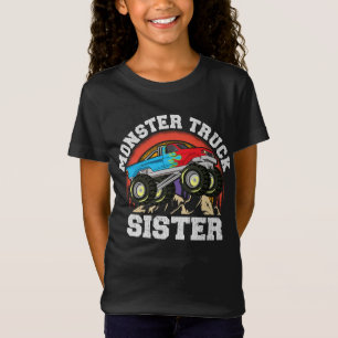Monster Truck Sister Match Family Monster Truck T-Shirt
