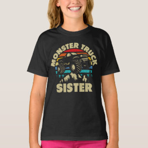 Monster Truck Sister Match Family Monster Truck T-Shirt