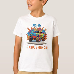 Monster Truck So rolle ich das 5. Geburtstag-Shirt T-Shirt