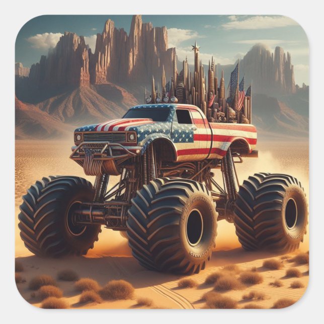 MONSTER TRUCK STICKER (Vorderseite)