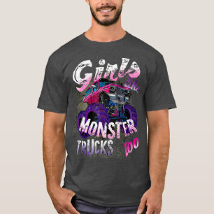 Monster Truck T-Shirt Mädchen mögen auch Monster