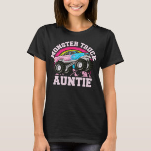 Monster Truck Tante Matching Familientum Kostüm T-Shirt