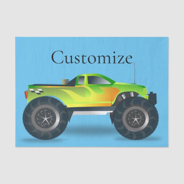 Monster Truck Thunder_Cove Seidenpapier (Vorderseite)