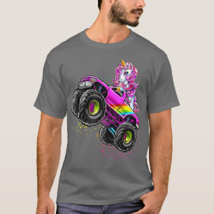 Monster Truck Unicorn Geburtstagsparty Monster Tru T-Shirt