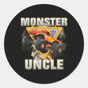 Monster Truck Unster Truck sind mein Jam Truck Runder Aufkleber