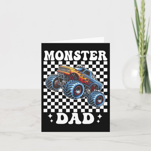 Monster Truck Vater Monster Truck sind mein Jam Tr Karte