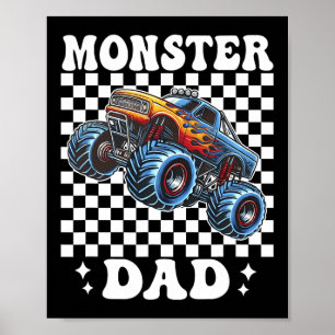Monster Truck Vater Monster Truck sind mein Jam Tr Poster