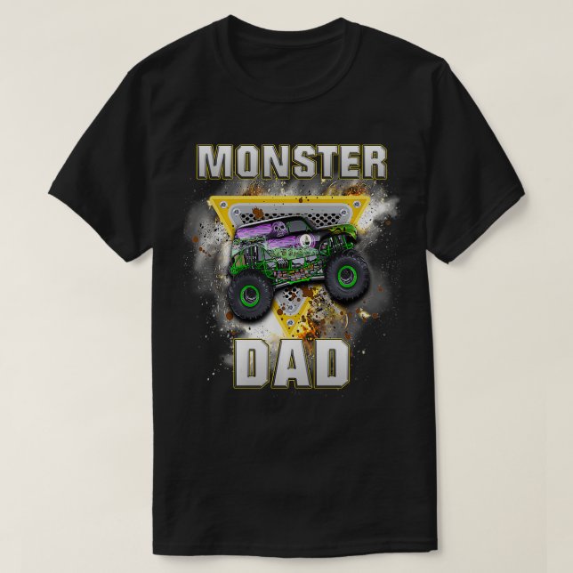 Monster Truck Vater Monster Truck sind mein Jam Tr T-Shirt (Design vorne)