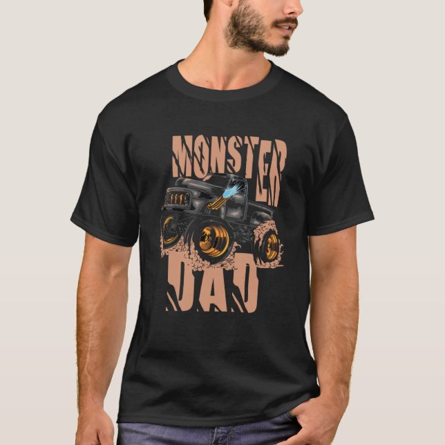 Monster Truck Vater Pullover Hoodie (Vorderseite)
