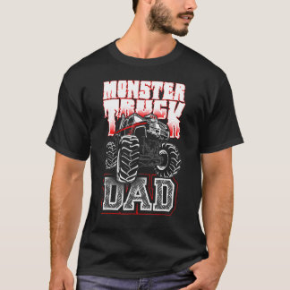 Monster Truck Vater Retro Vintag Monster Vater T-Shirt