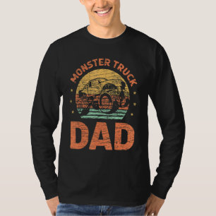 Monster Truck Vater Vater Papa Grosser LKW T-Shirt
