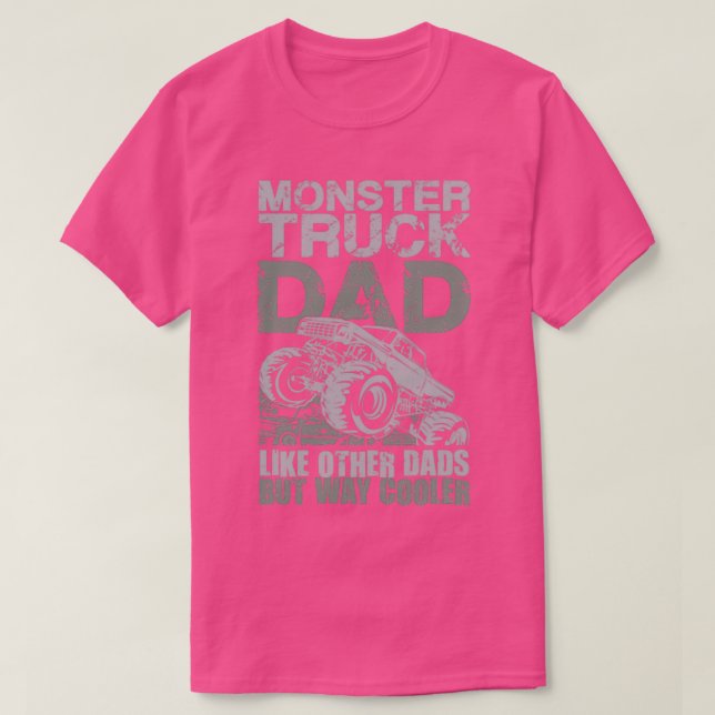 Monster Truck Vathers Day Vater T-Shirt (Design vorne)