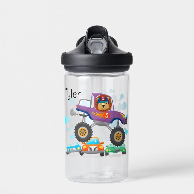 Monster Truck Wasserflasche Trinkflasche (Vorne)