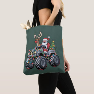 Monster-Truck-Weihnachten-Santa-Feiertag-Kinder