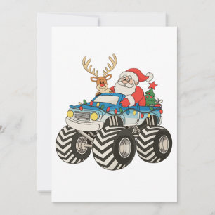 Monster Truck Weihnachten Santa Rentier Festlich