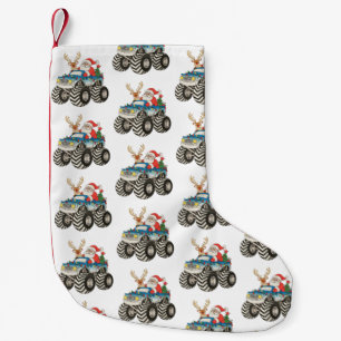 Monster Truck Weihnachten Santa Rentier Festlich Kleiner Weihnachtsstrumpf