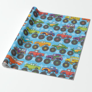 Monster Truck Wrapper Geschenkpapier