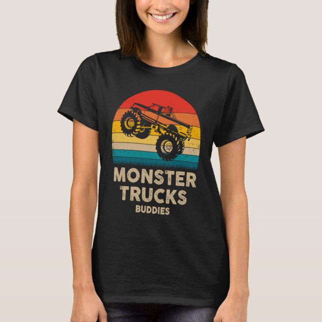 Monster Trucks Buddies  Monster Trucks Are My Jam  T-Shirt (Vorderseite)