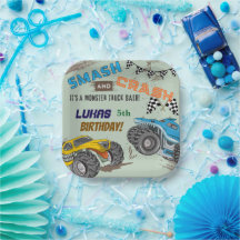 Monster Trucks Jungen-Geburtstagsfeier 