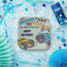 Monster Trucks Jungen-Geburtstagsfeier 
