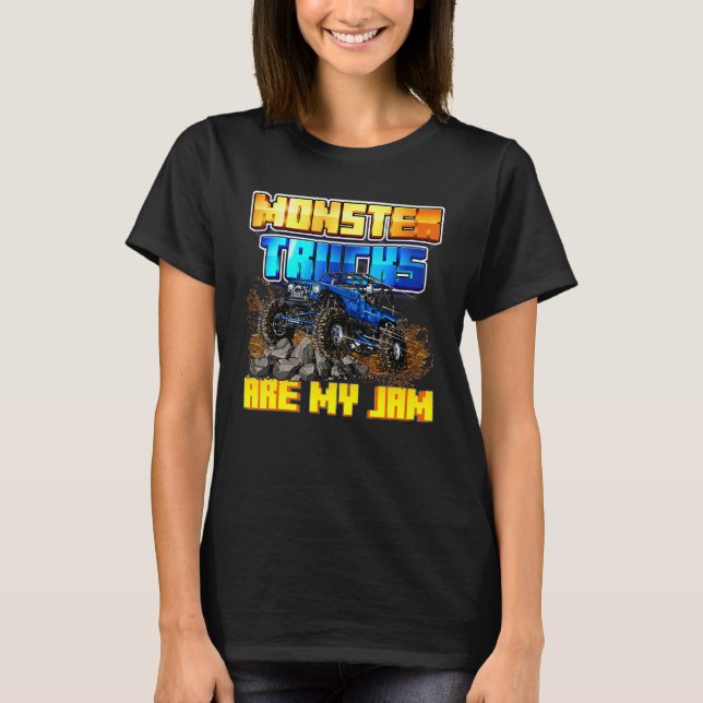 Monster Trucks Männer Frauen Kinder T-Shirt (Vorderseite)