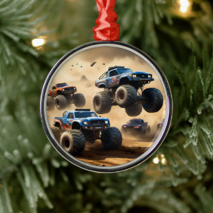 Monster Trucks Mayhem, Ornament Aus Metall