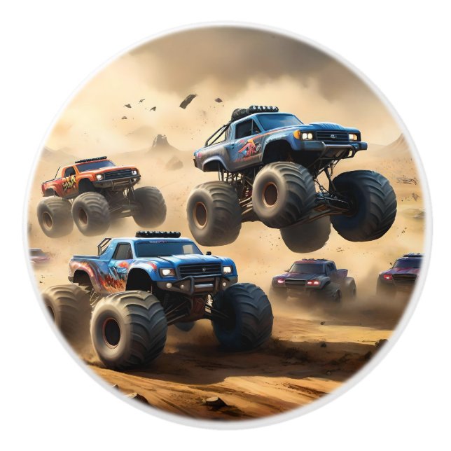 Monster Trucks Racing, Keramikknauf (Vorderseite)