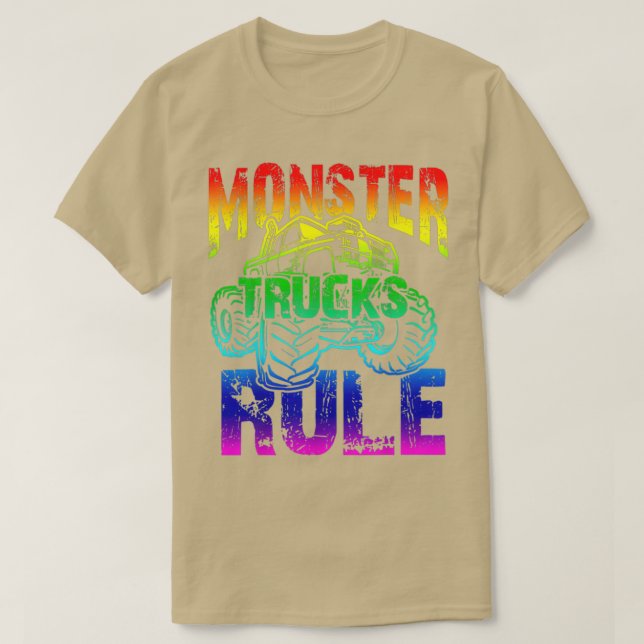 Monster Trucks Regel Top für Regenbogen 2 (Design vorne)