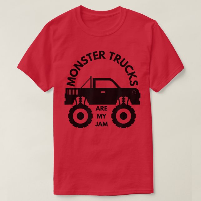 Monster Trucks sind mein Jam2139 T-Shirt (Design vorne)