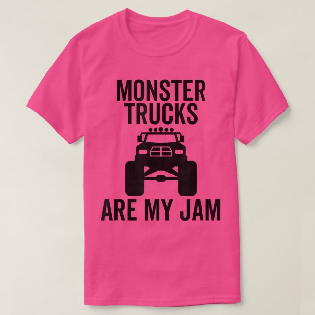 Monster Trucks sind mein Jam Truck Lover Car Racin T-Shirt (Design vorne)