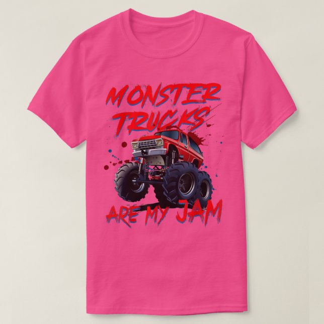 Monster Trucks sind mein Marmelade 2138 T-Shirt (Design vorne)