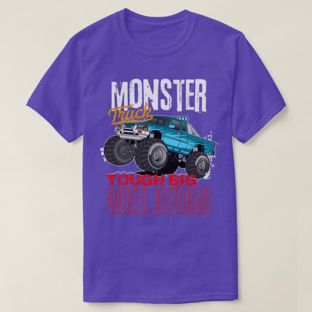 Monster Trucks Tough Big Wheel Offroad 4x4 T-Shirt (Design vorne)