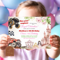 Monster Trucks und Prinzessinnen Gemeinsamer Gebur