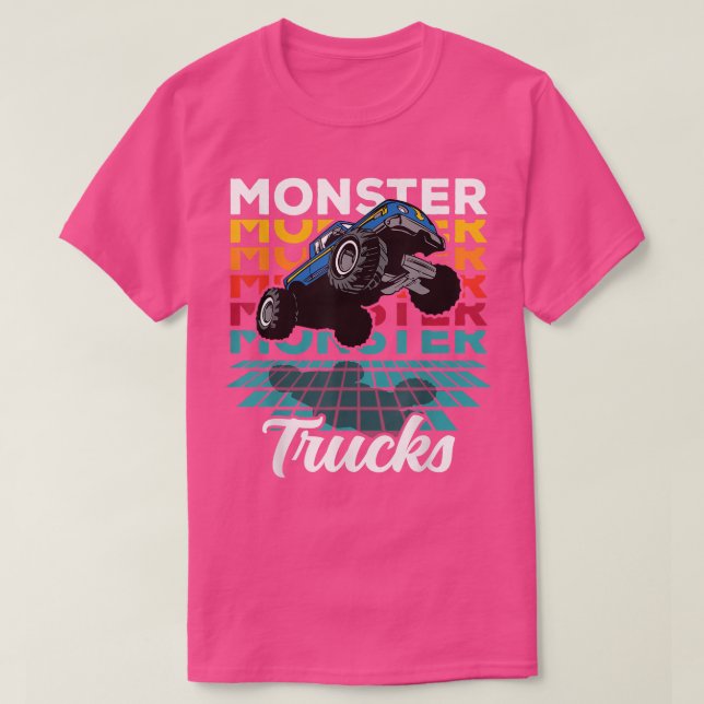 Monster Trucks Vintag 4x4 T-Shirt (Design vorne)