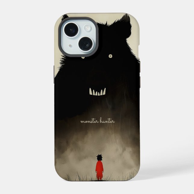 Monster und das Kind iPhone 15 Hülle (Rückseite)