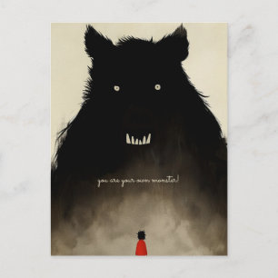 Monster und das Kind Postkarte