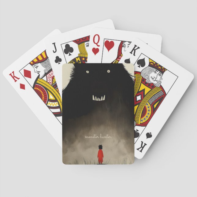 Monster und das Kind Spielkarten (Rückseite)