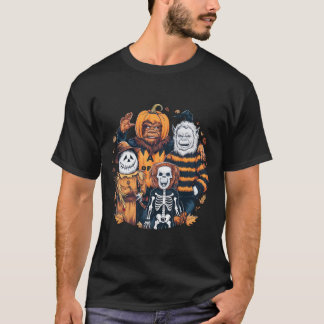 Monster und Freunde in Kostümen fallen Saison Hall T-Shirt