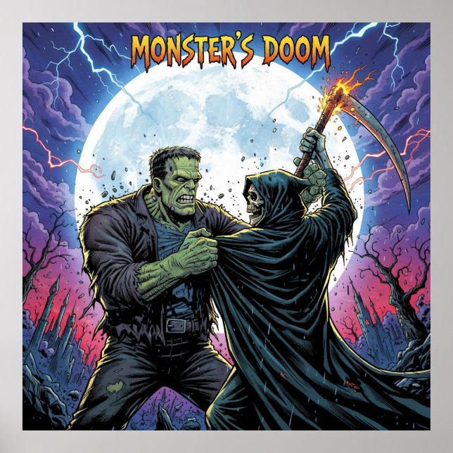 Monster Untergang Poster (Vorne)